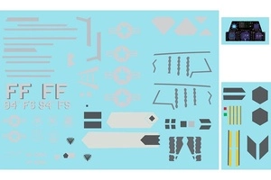 Freewing 90mm EDF F-22 Raptor Decal Sheet