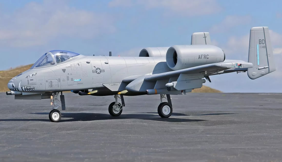 Freewing A-10 Thunderbolt II Super Scale Twin 80mm EDF Jet V2 PNP RC Airplane Flight