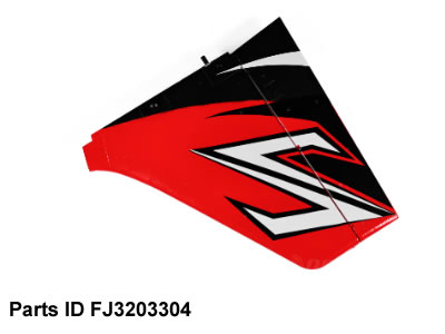 Freewing Zeus 45NT Turbine Ready Jet Vertical Stabilizer FJ3203304