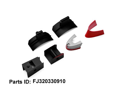 Freewing Zeus 45NT Turbine Ready Jet Hiragana fixing Parts B