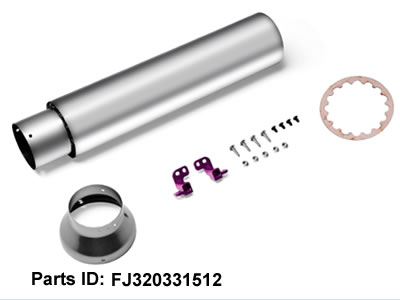 Freewing Zeus 45NT Turbine Ready Jet Metal nozzle