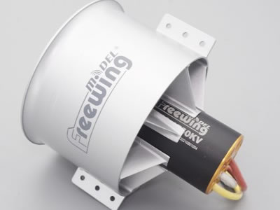 Freewing 90mm 12-Blade EDF 6S Power System 4068-1750Kv Inrunner Motor