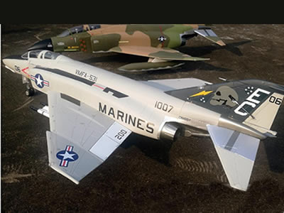 Freewing F-4D Phantom II Grey 90mm EDF 6S PNP Jet