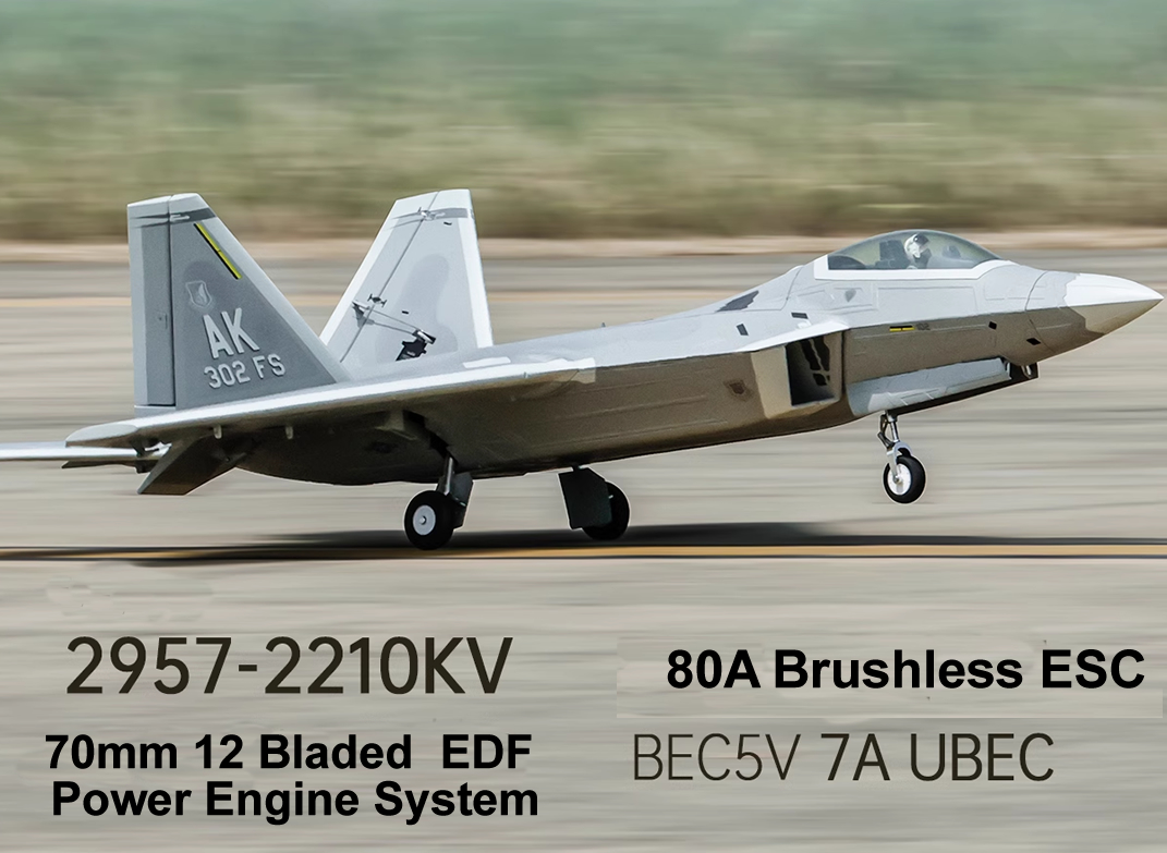 F-22 Raptor 70mm EDF Jet