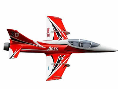 Freewing Ares 90mm Red ARF Plus