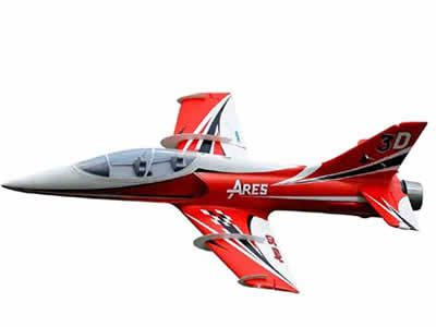 Freewing Ares 90mm Red 8S PNP Jet