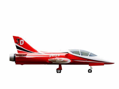 Freewing Ares 90mm Red ARF Plus Jet