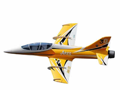 Freewing Ares 90mm yellow ARF Plus